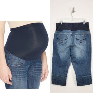 Oh Baby by Motherhood Denim Capri Size XL
